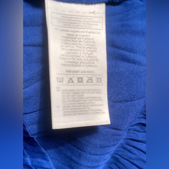 Adidas x Alexander Wang unisex Blue light short sleeve Adidas Men's Jersey 2XS - Picture 4 of 6